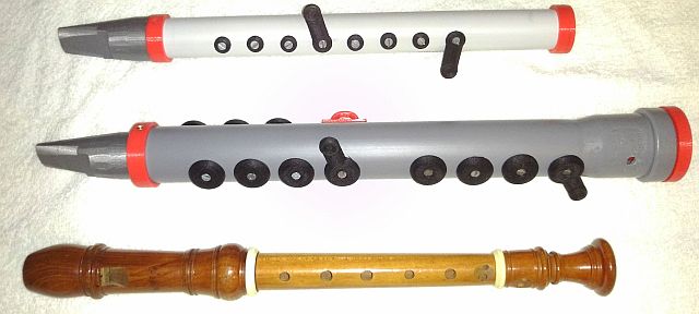 Our new Midi Wind Controller Flutes